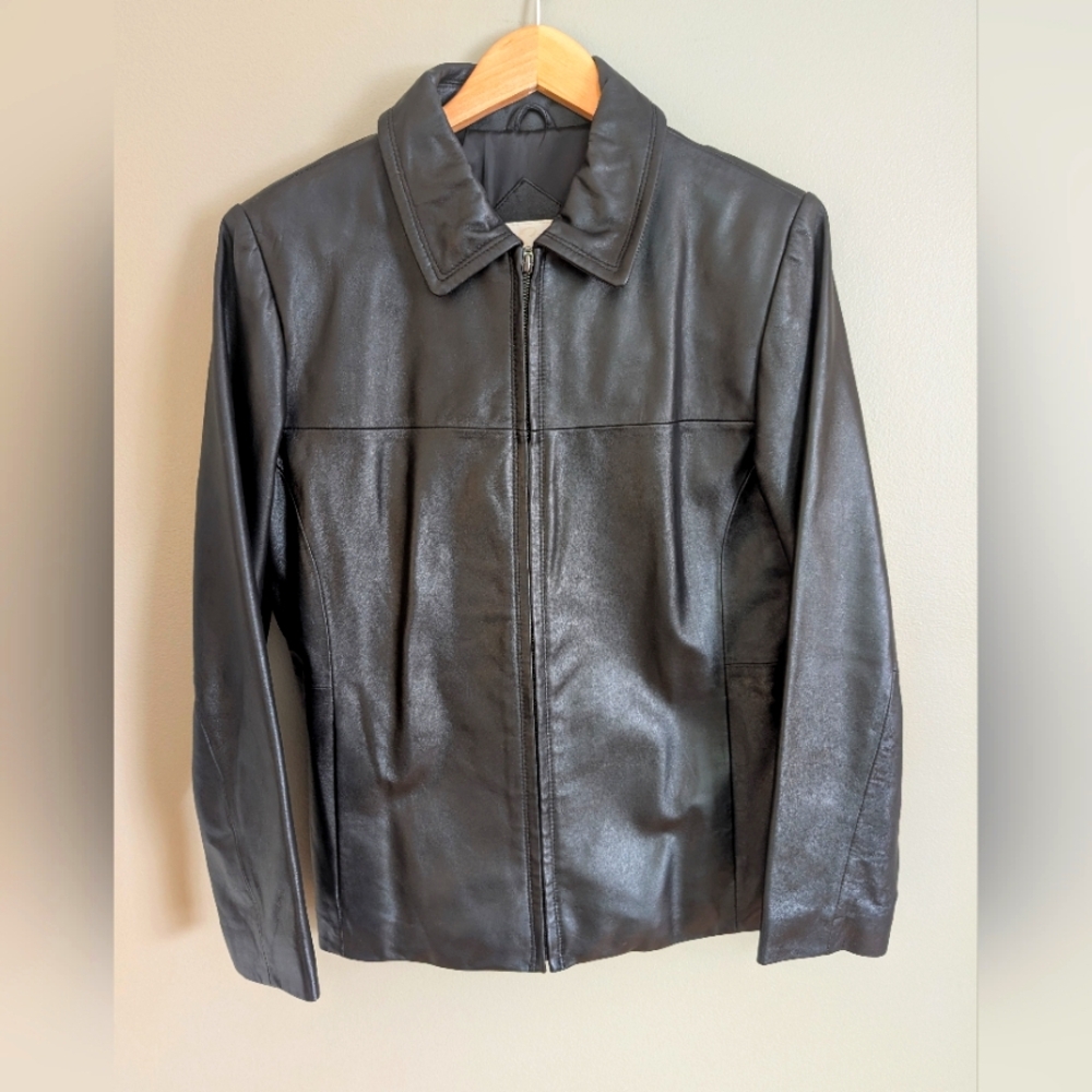 Studio Works Y2K Vintage Leather Jacket Size Medium